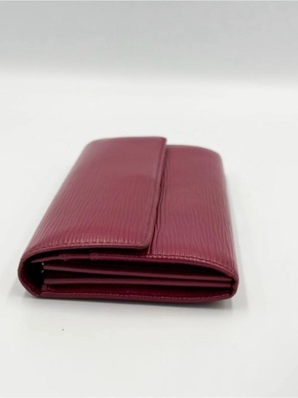 Louis Vuitton Magenta Epi Leather Long Wallet